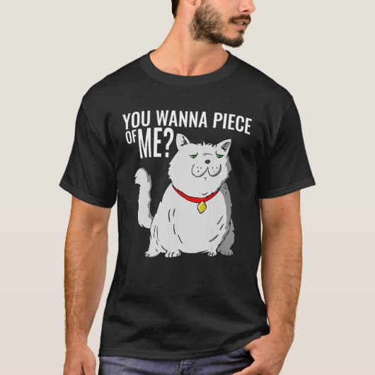 T-shirt Chat Gras Et Fluffy (Devant)