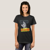 T-shirt Chat gris doux Vous N'Êtes Pas Sérieux (Devant entier)