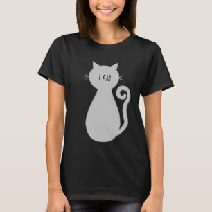 T-shirt Chat gris personnalisé
