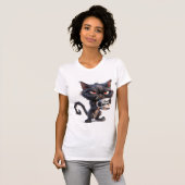 T-shirt "Chat Grumpy" (Devant entier)