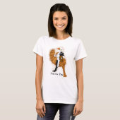 T-shirt Chat Guerrier Calico Grimalkin (Devant entier)