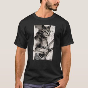 T-shirt Chat Guitare Animaux Musicien Chat Ami Chat Amour