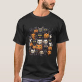 T-shirt chat halloween (Devant)