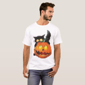 T-SHIRT CHAT HALLOWEEN (Devant entier)