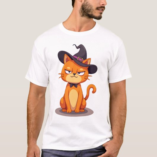 T-Shirt Chat Halloween Kitty Citrouille de Jack Ch (Devant)