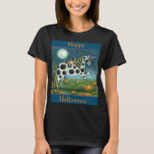 T-shirt CHAT HALLOWEEN PONY ET BAT CHAT Imaginaire Cheval (Devant)