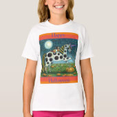 T-shirt CHAT HALLOWEEN PONY ET BAT CHAT Imaginaire Cheval (Devant)
