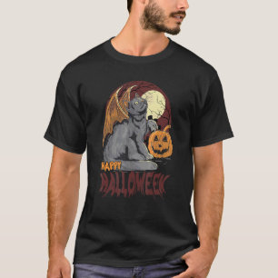 T-shirt Chat Halloween Trick Or Treat Halloween