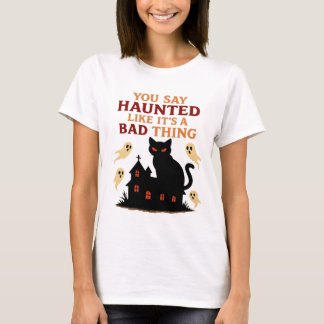 T-shirt Chat hanté