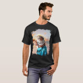 T-shirt Chat Hawaïen Drôle Aloha (Devant entier)