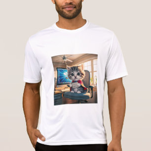 T-shirt Chat Héros