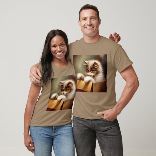 T-shirt Chat Highlander (Unisexe)
