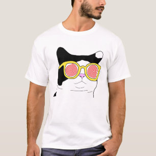 T-shirt Chat Hipster