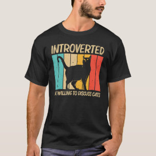 T-shirt Chat Homme Femme Chat Noir Chat Personne Chats 1
