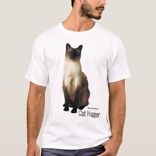 T-shirt Chat Hugger (Devant)