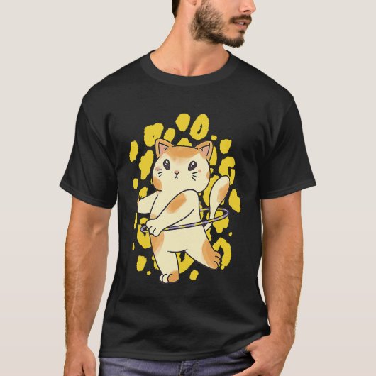 T-shirt Chat Hula (Devant)