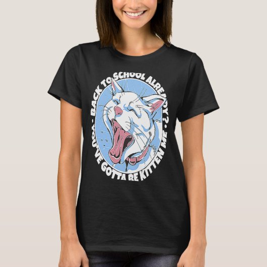 T-shirt Chat hurlant parfumé (Devant)