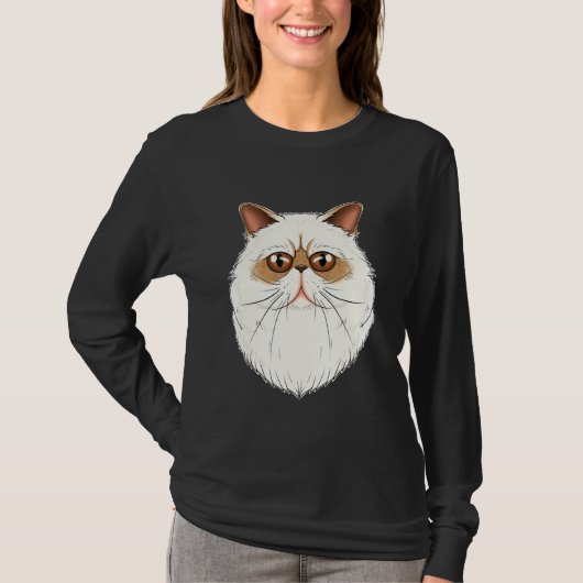T-shirt Chat I Chat Visage I Himalayan Chat (Devant)