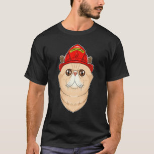 T-shirt Chat I Pompiers Chat I Sapeur-Pompiers Exotic Sho