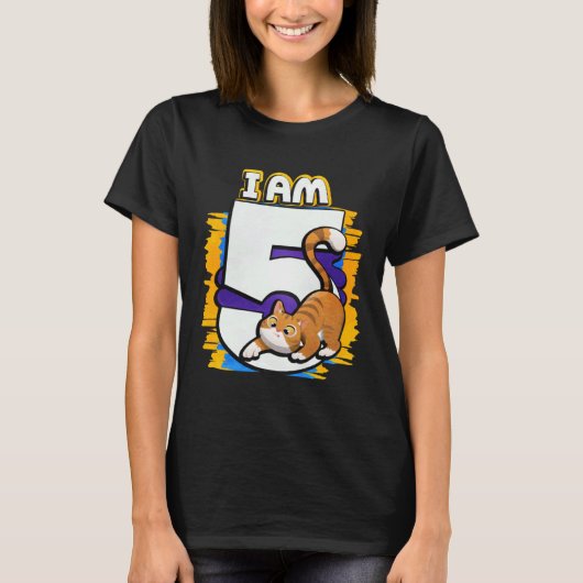 T-shirt Chat Im 5 (Devant)