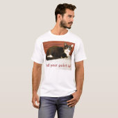 T-shirt Chat impertinent (Devant entier)