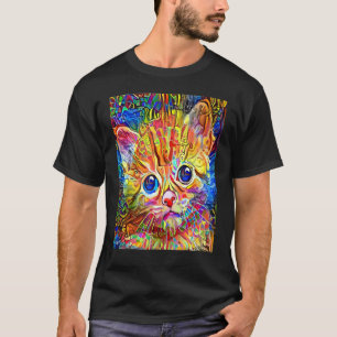 T-shirt CHAT IMPRESSIONNISTE Chaton Minou Je Suis Un Chat 