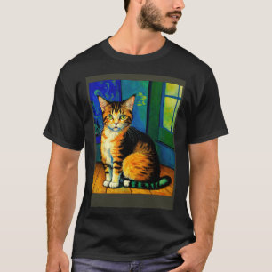 T-shirt Chat impressionniste surréaliste Impressionnisme C