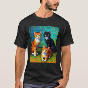 T-shirt Chat impressionniste surréaliste Impressionnisme C