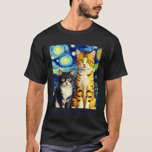 T-shirt Chat impressionniste surréaliste Impressionnisme C