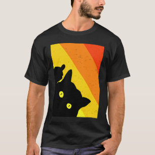 T-shirt Chat impudent et grossier faisant un doigt d'honne