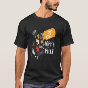 T-shirt Chat incroyable  pilules heureuses  Chat