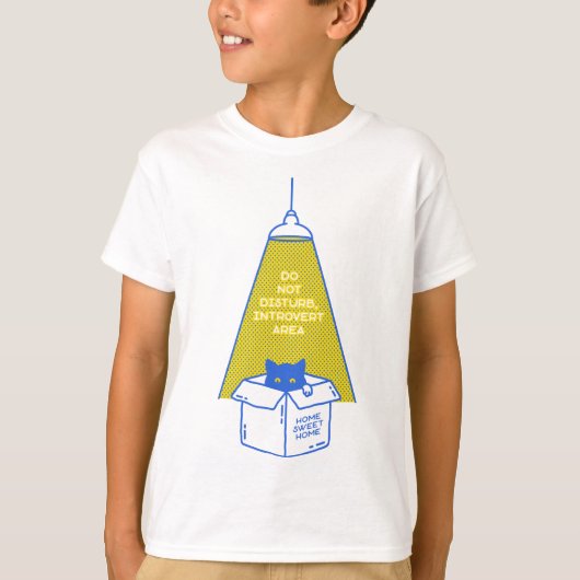 T-shirt Chat introverti (Devant)