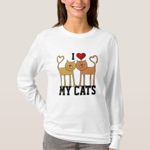 T-shirt Chat: J'Aime Mes Chats