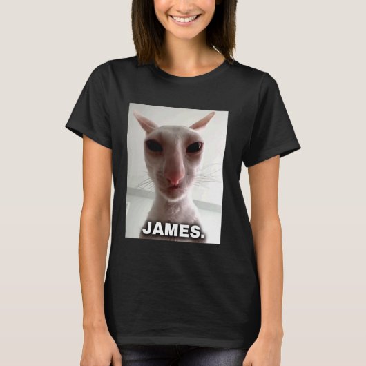 T-shirt Chat James (Devant)