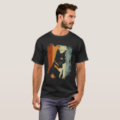 T-shirt Chat Japanese Bobtail Style Rétro (Devant entier)