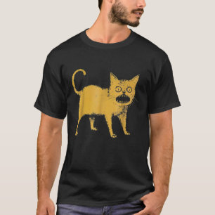 T-shirt Chat japonais horrible drôle pour hommes femmes en