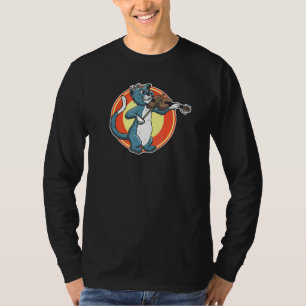 T-shirt Chat Jouer Violon Fiddle Alley Chat Musique Violin