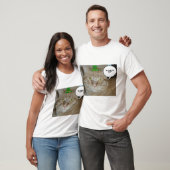T-shirt Chat Jour de la Saint Patrick Orange Tabby (Unisexe)