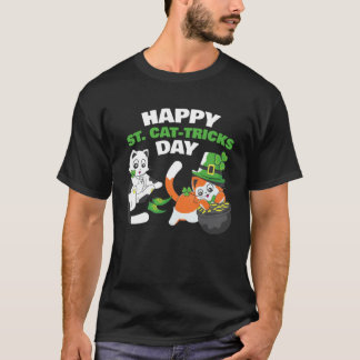 T-shirt Chat Joyeux St Catricks Day Irlande Fête Irlandais