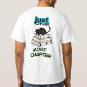 T-shirt Chat Juste Un Chapitre de Plus (Dos)