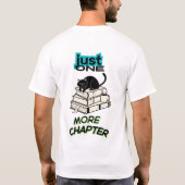T-shirt Chat Juste Un Chapitre de Plus (Dos)