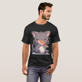 T-shirt Chat kawaii (Devant entier)