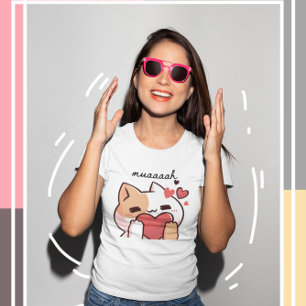 T-shirt Chat Kawaii Cutie
