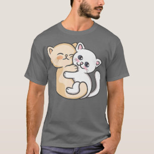 T-shirt Chat Kitten Cute Cute Kawaii Anime Kawaii Japa