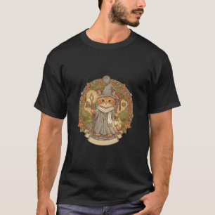 T-shirt Chat Kitten en Seigneur Magicien Magique