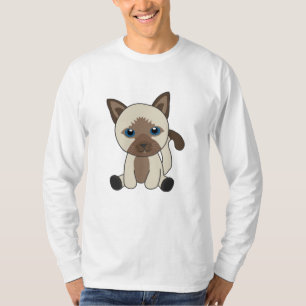 T-shirt Chat Kitty Fourrure Nez mignon Animaux Enfants Sia