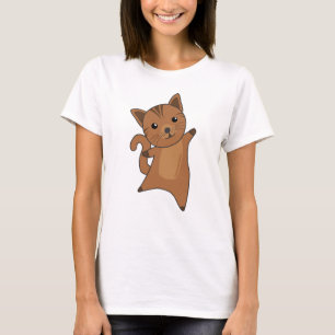 T-shirt Chat Kitty Fourrure Nez mignon Animaux Meow