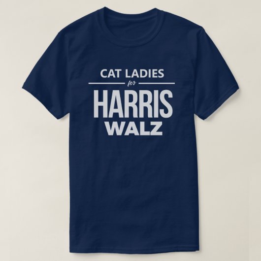 T-shirt Chat Ladies for Harris Walz (Design devant)