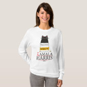 T-shirt Chat Ladies for Kamala Harris 2024 - Chat Lady for (Devant entier)