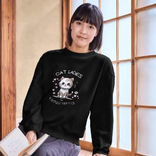 T-shirt Chat Ladies Pour Kamala Harris Cute